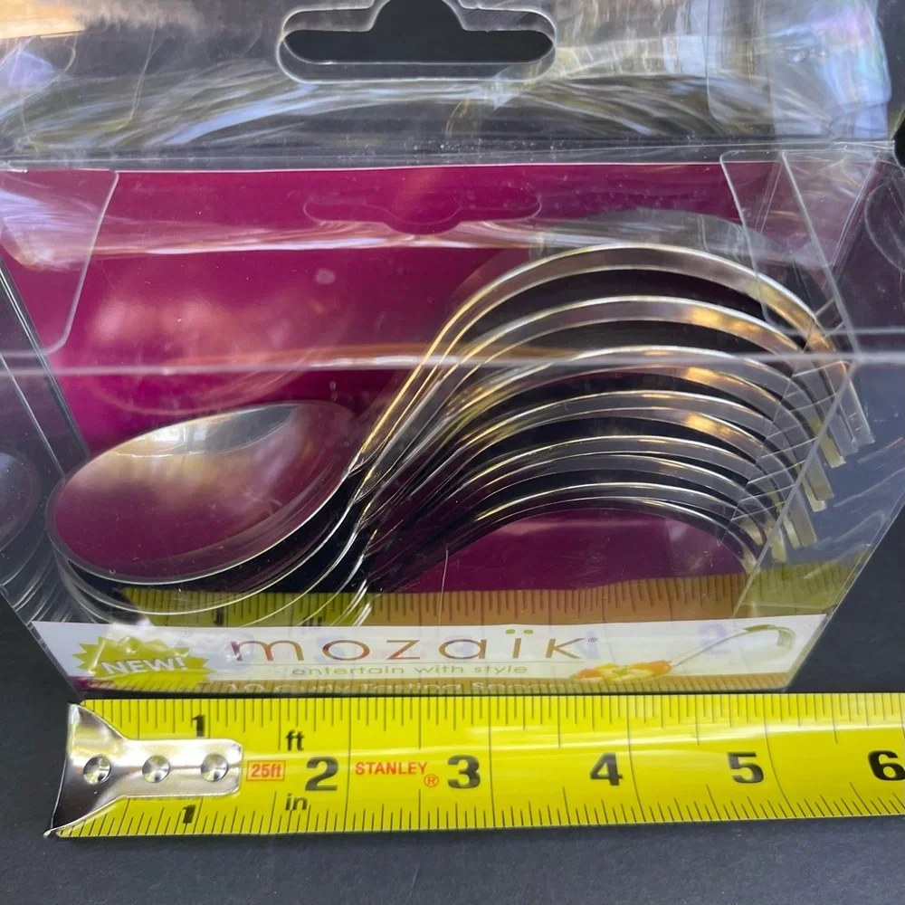 mozaik Curly Tasting Spoons - 10 Count